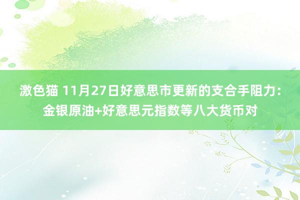 激色猫 11月27日好意思市更新的支合手阻力：金银原油+好意思元指数等八大货币对