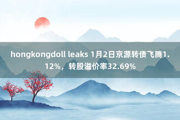 hongkongdoll leaks 1月2日京源转债飞腾1.12%，转股溢价率32.69%