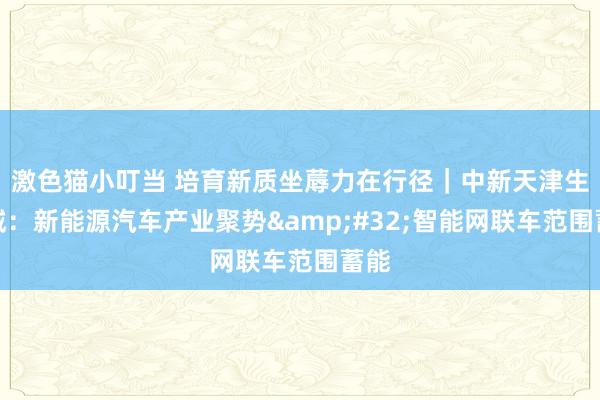 激色猫小叮当 培育新质坐蓐力在行径｜中新天津生态城：新能源汽车产业聚势&#32;智能网联车范围蓄能