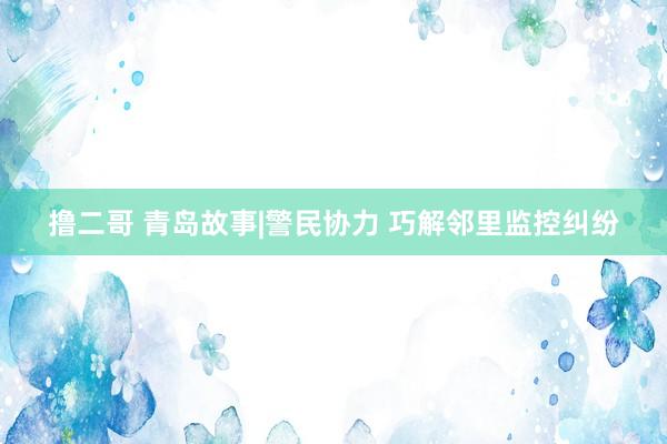 撸二哥 青岛故事|警民协力 巧解邻里监控纠纷