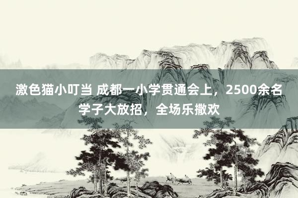 激色猫小叮当 成都一小学贯通会上，2500余名学子大放招，全场乐撒欢