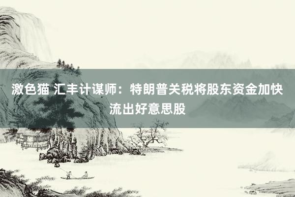 激色猫 汇丰计谋师：特朗普关税将股东资金加快流出好意思股