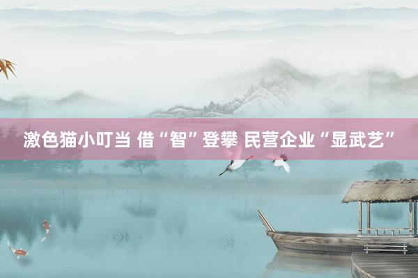 激色猫小叮当 借“智”登攀 民营企业“显武艺”
