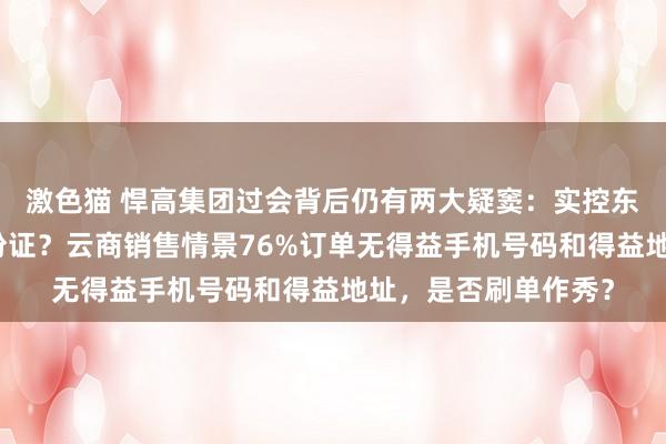 激色猫 悍高集团过会背后仍有两大疑窦：实控东谈主之一有两个身份证？云商销售情景76%订单无得益手机号码和得益地址，是否刷单作秀？