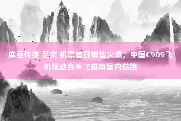 麻豆传媒 足交 机票首日销售火爆，中国C909飞机驱动合手飞越南国内航路